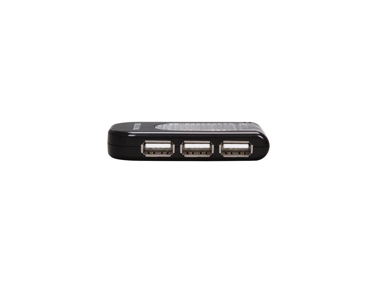 BELKIN F5U403 BLK Hi Speed USB 2 0 4 Port Lighted Hub Newegg