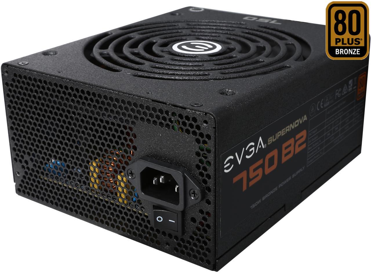 EVGA SuperNOVA 750 B2 110 B2 0750 VR 80 BRONZE 750W Semi Modular