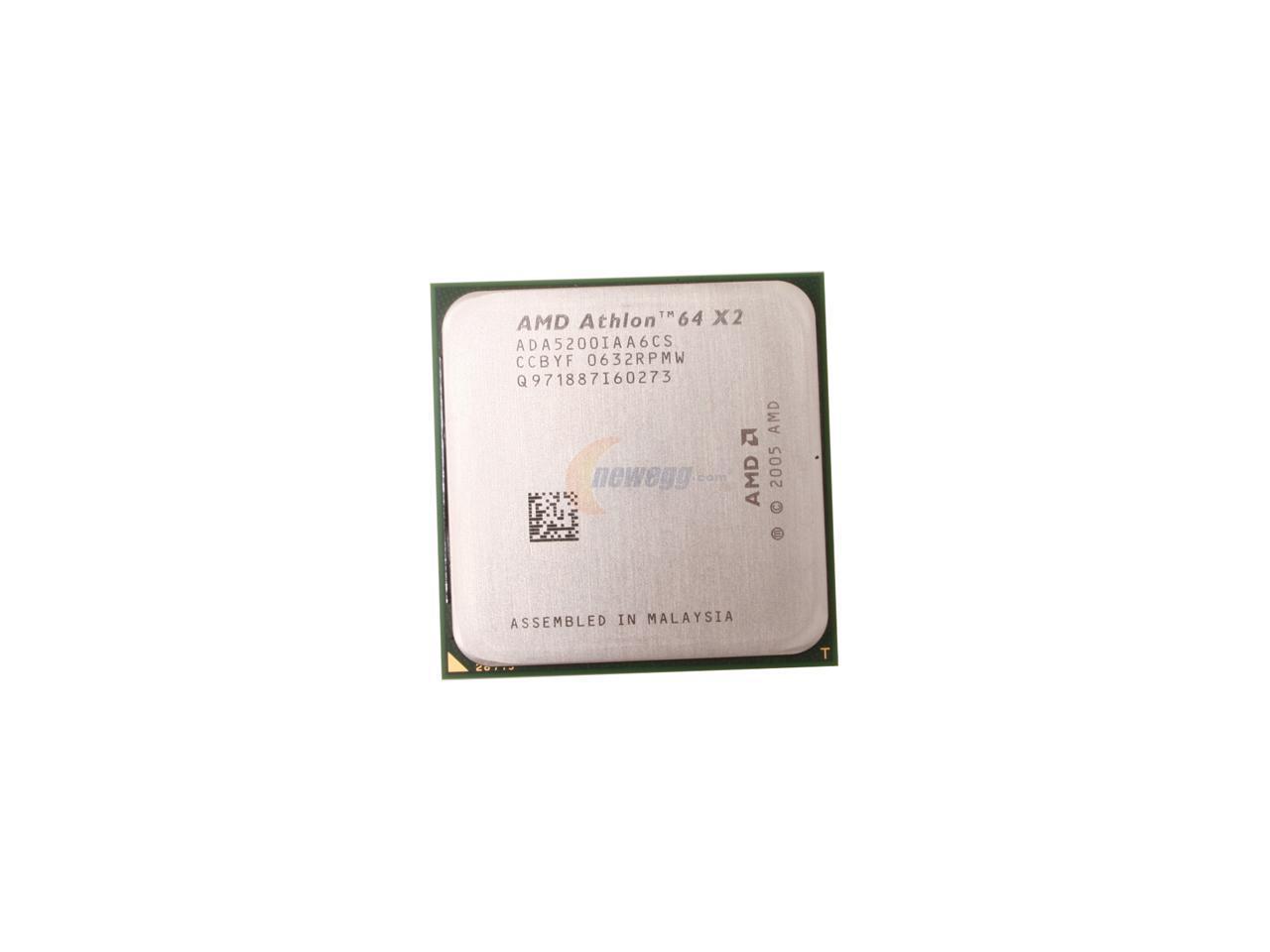 AMD Athlon 64 X2 5200 Athlon 64 X2 Windsor Dual Core 2 6 GHz Socket