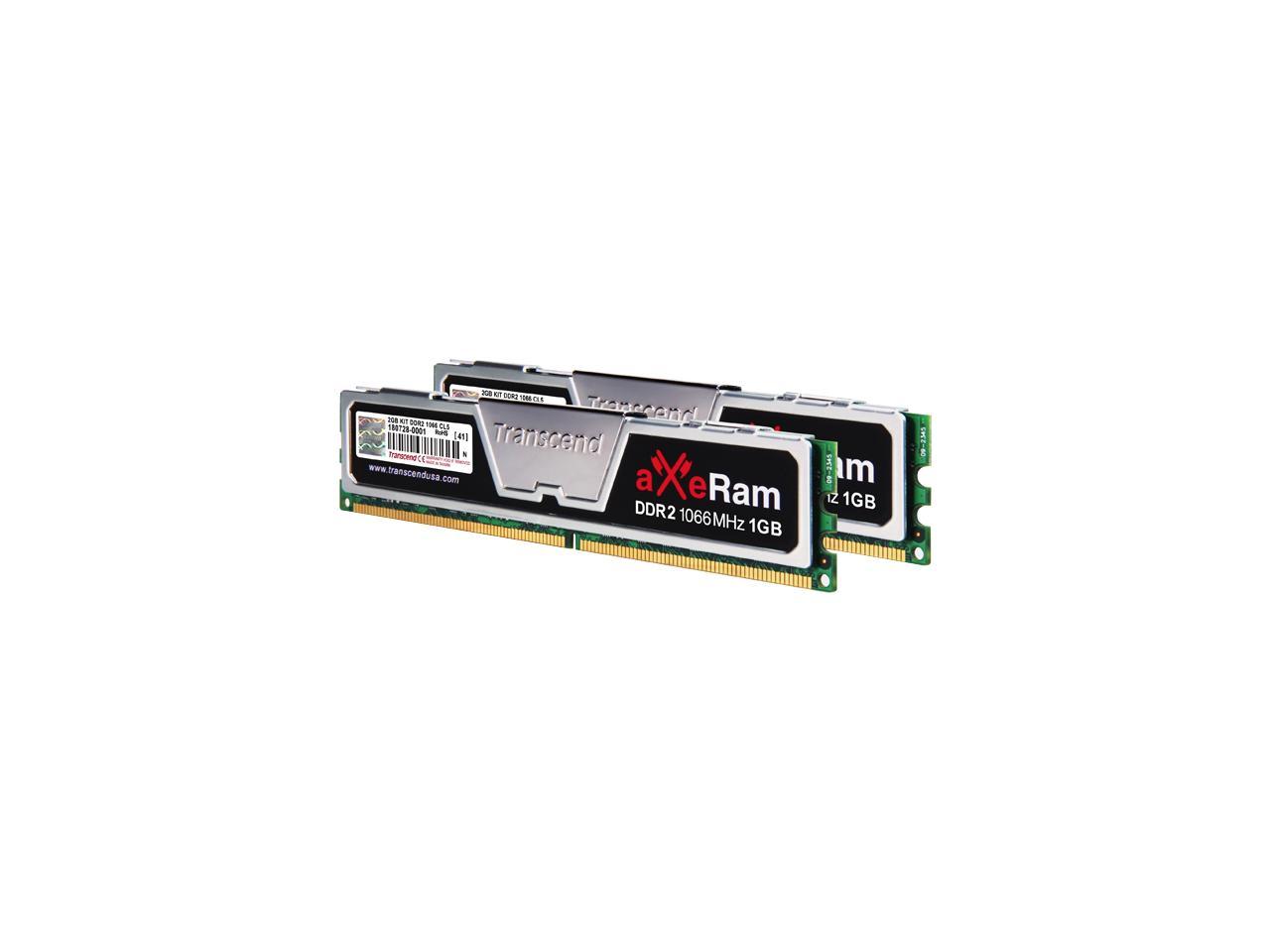 Transcend Axeram Gb X Gb Ddr Pc Dual Channel Kit