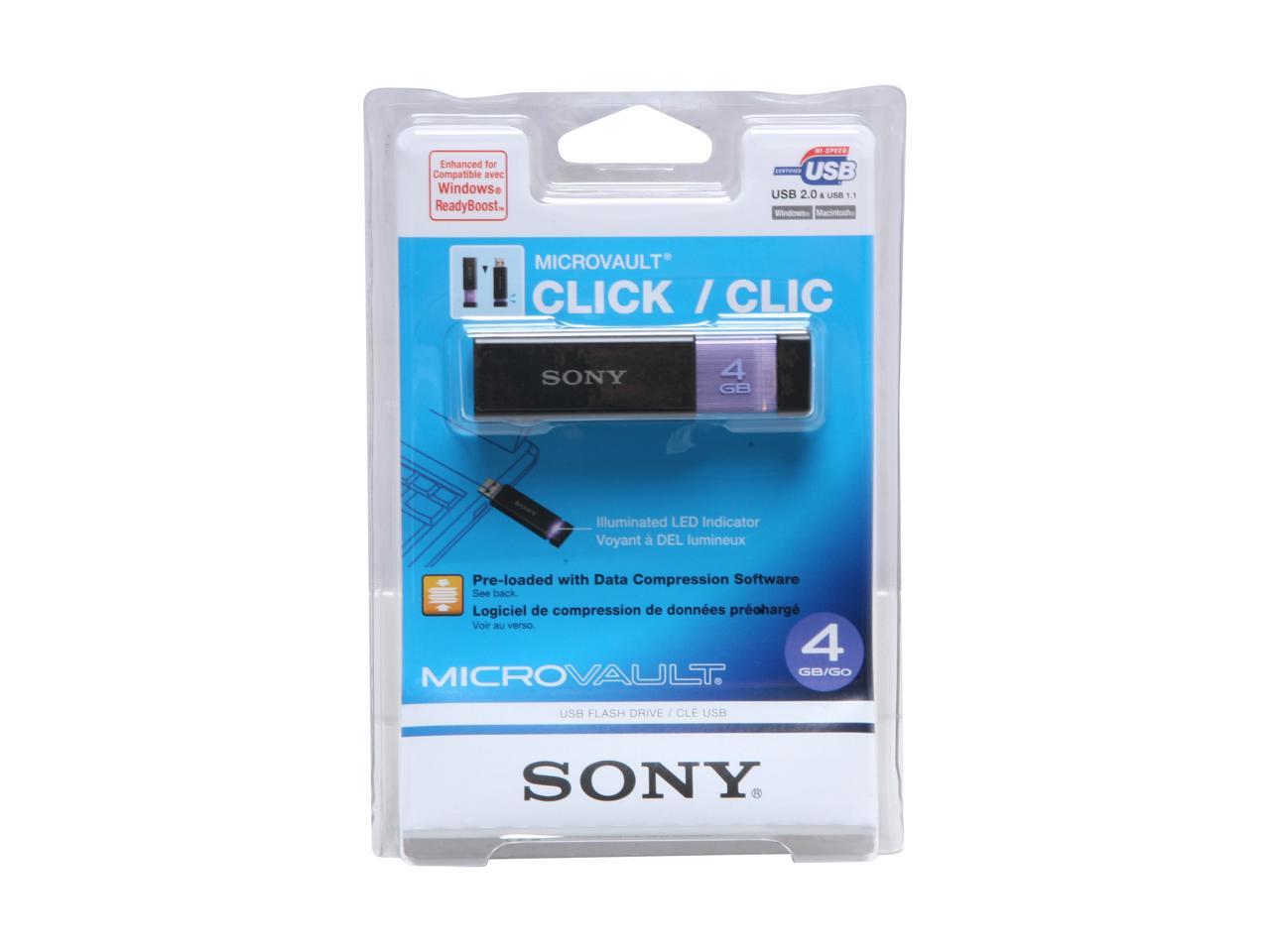 Sony Micro Vault Click Gb Usb Flash Drive With Virtual Expander