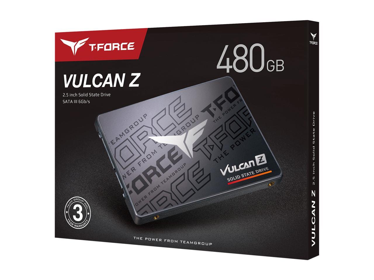 Team Group T FORCE VULCAN Z 2 5 480GB SATA III 3D NAND Internal Solid