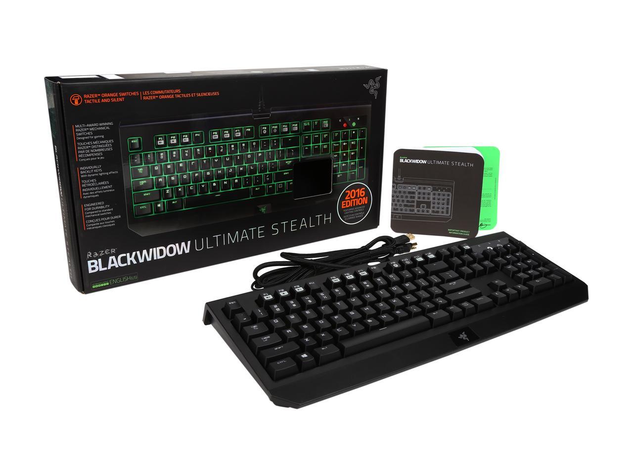 Razer BlackWidow Ultimate Stealth 2016 Mechanical Gaming Keyboard