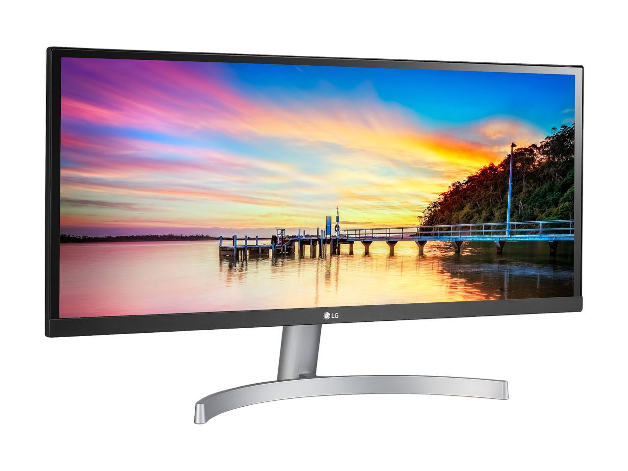 Lg Wk W Black Silver Fhd P Led Monitor Newegg