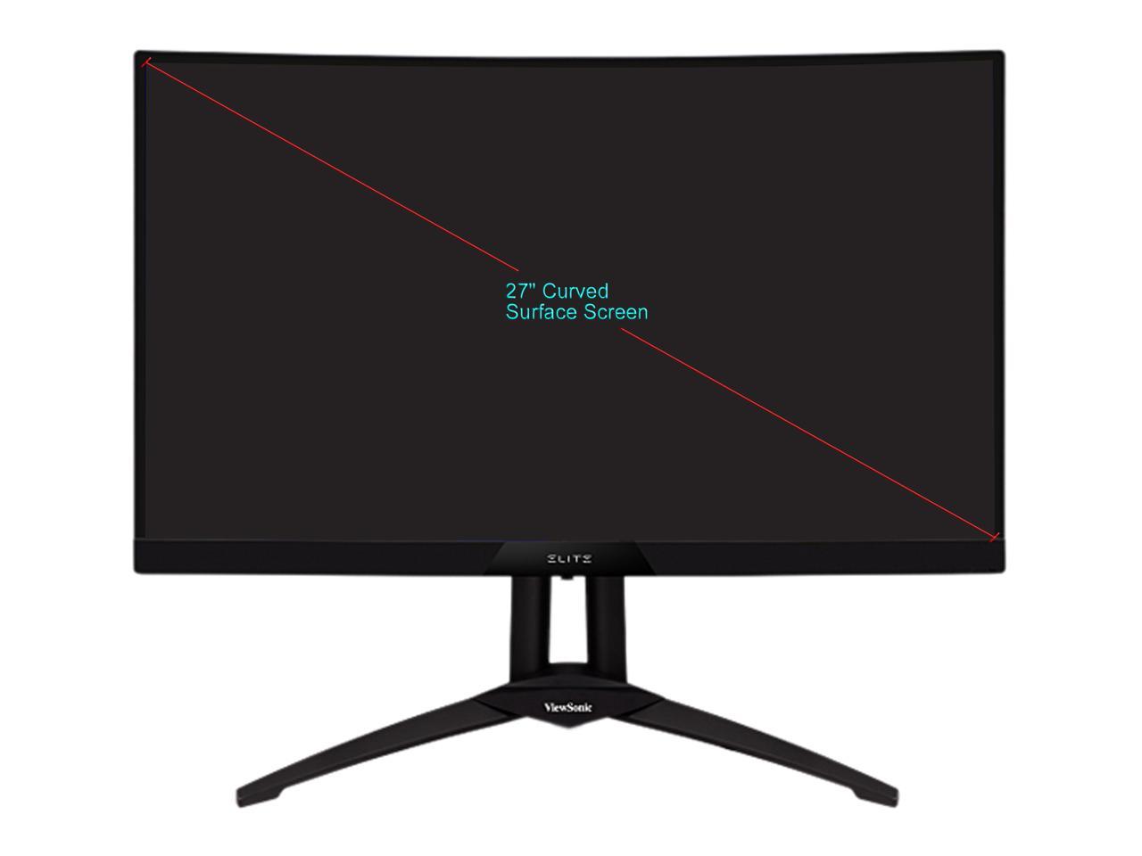 Viewsonic Elite Xg Qc Curved Inch Ms P Hz Freesync Premium