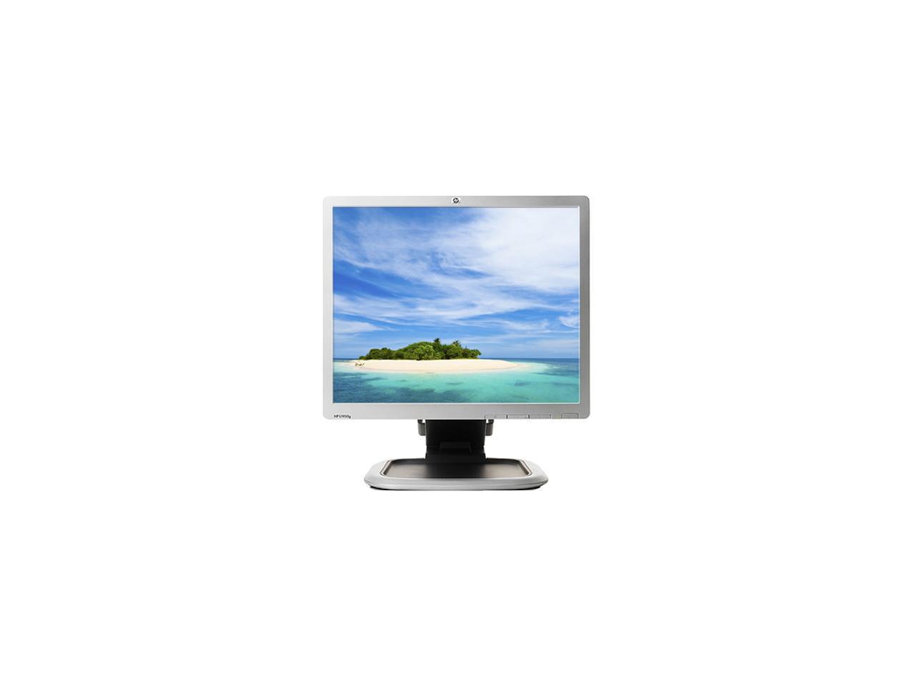 HP L1950G Silver 19 5ms LCD Monitor 300 Cd M2 800 1 W 2 Built In USB