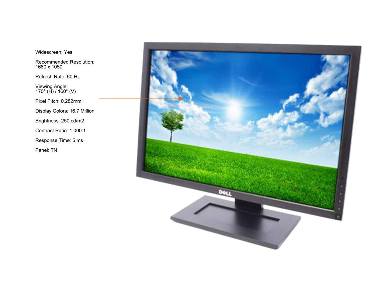 Refurbished Dell Hz Tn Monitor Ms X D Sub Dvi