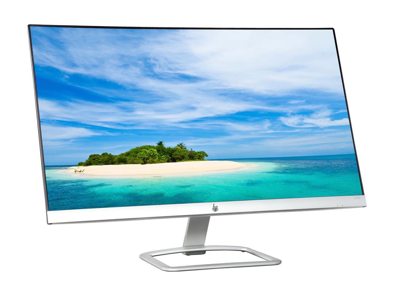 Refurbished HP 27ER 27 IPS LED Full HD Monitor 1920 X 1080 VGA 2x