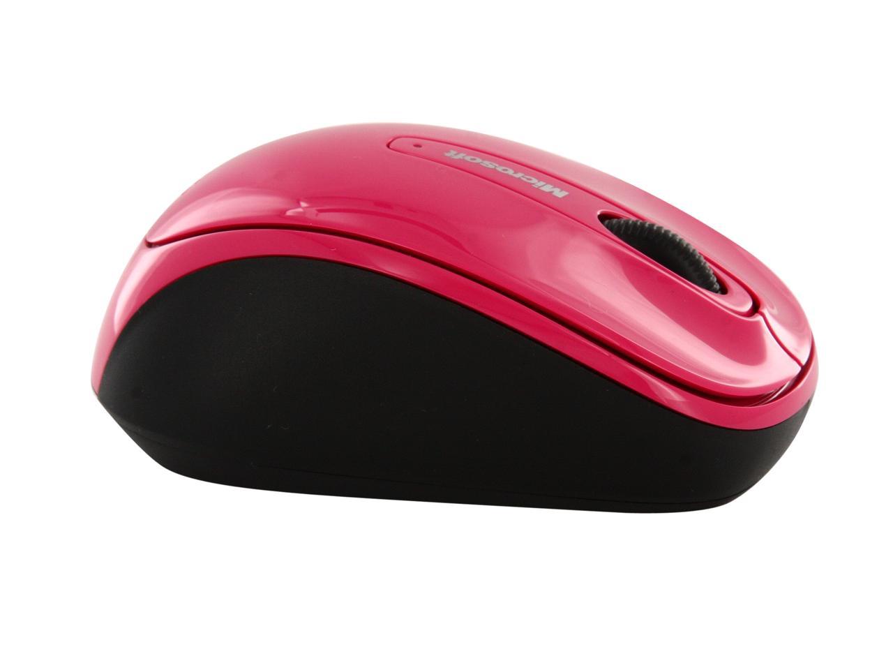 Microsoft Wireless Mobile Mouse Magenta Pink Gmf Newegg