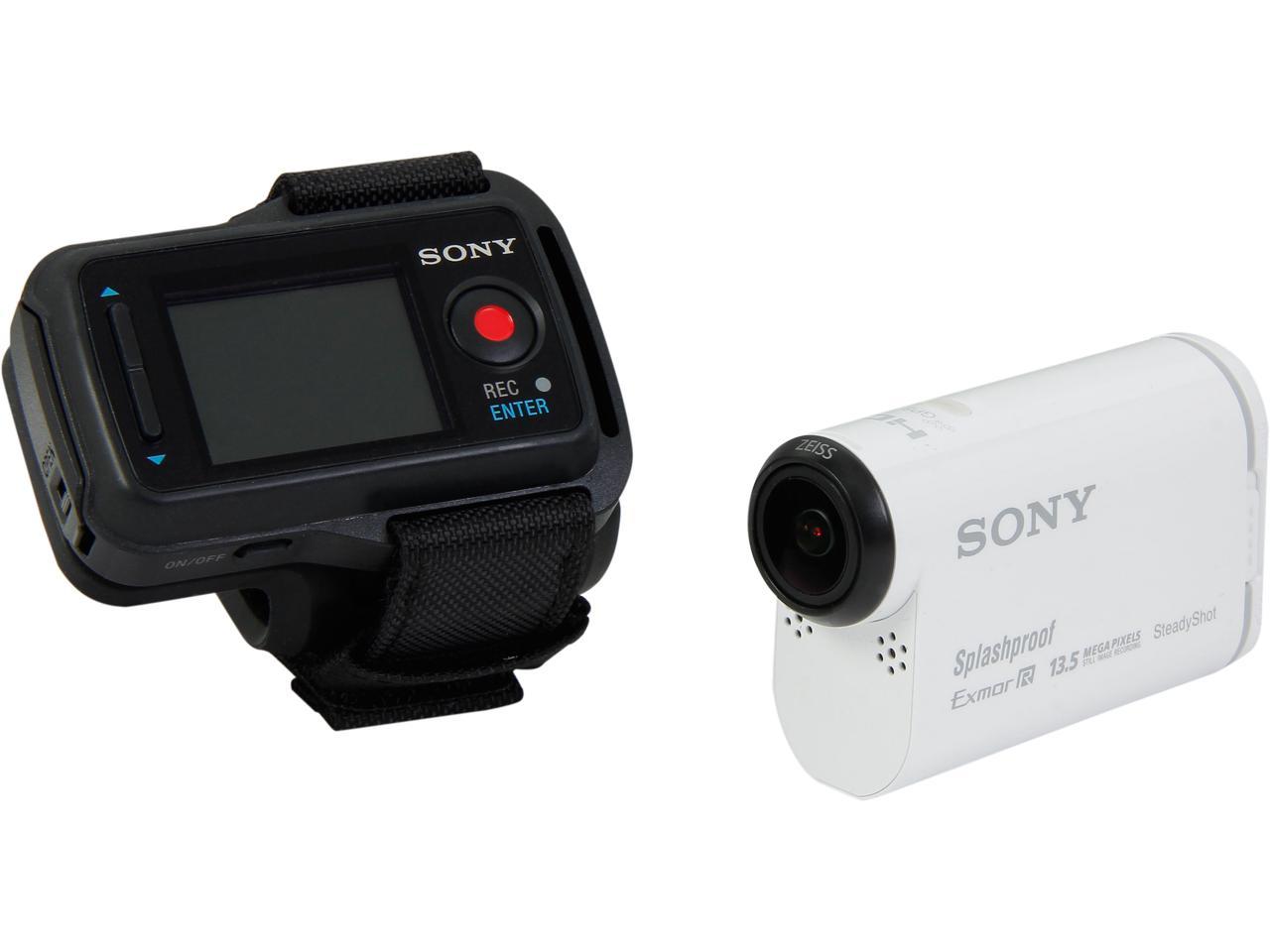 Sony Hdr As V Hdr As Vr W White Mp Action Camera And Live View