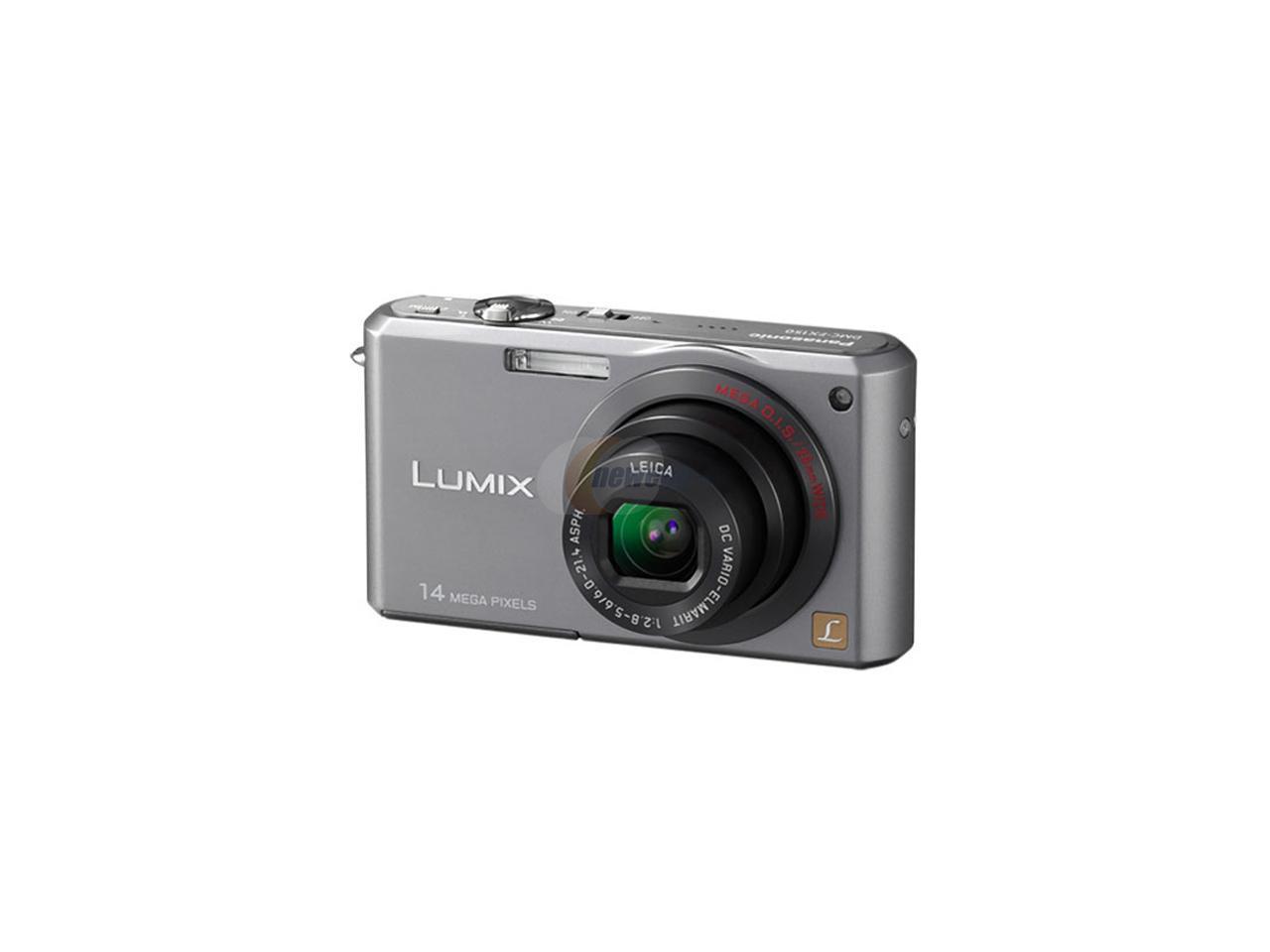 Panasonic Lumix DMC FX150 Silver 14 7 MP 28mm Wide Angle Digital Camera