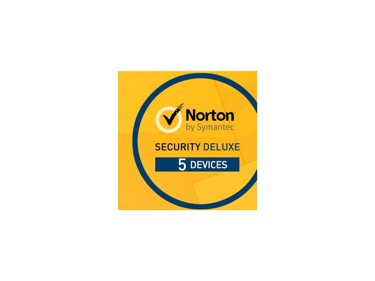 Symantec Norton Security Deluxe 5 Devices 60 Days Free Trial Newegg