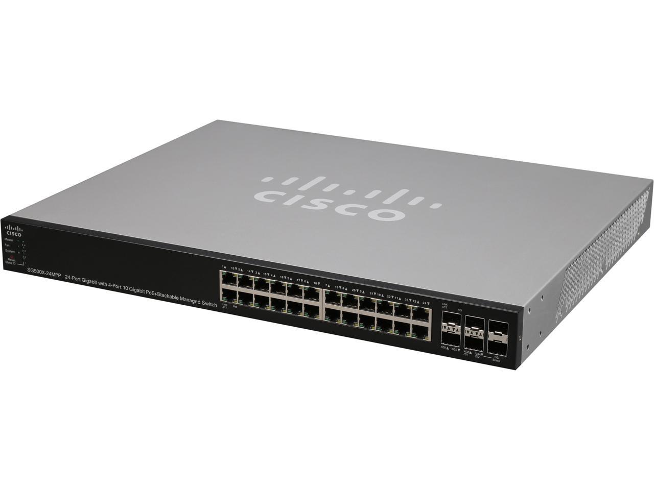 Cisco Small Business 500 Series SG500X 24MPP K9 NA Switch Newegg