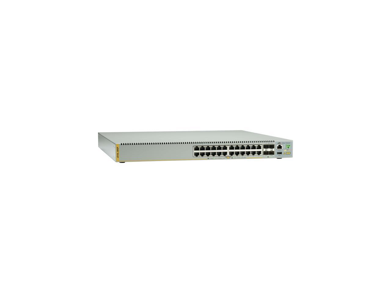 Allied Telesis X510 Series AT X510L 28GP 50 24 Port 10 100 1000T PoE