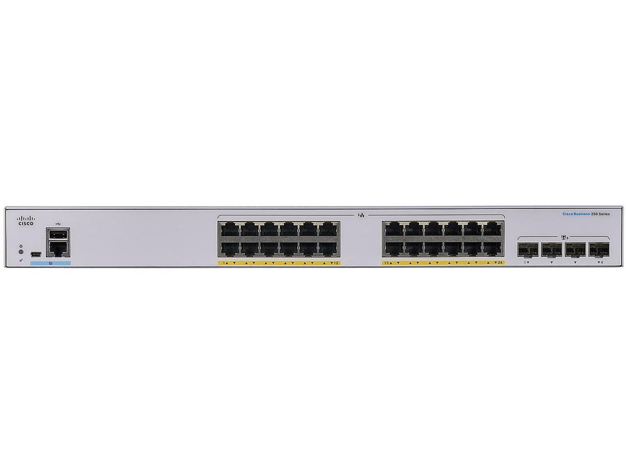 CISCO CBS250 24P 4X NA Switch Newegg