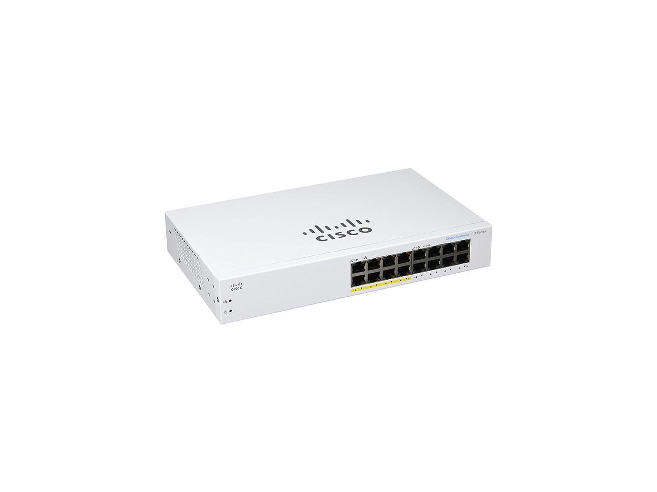 CISCO CBS110 16PP NA 110 Series Unmanaged Switches Newegg