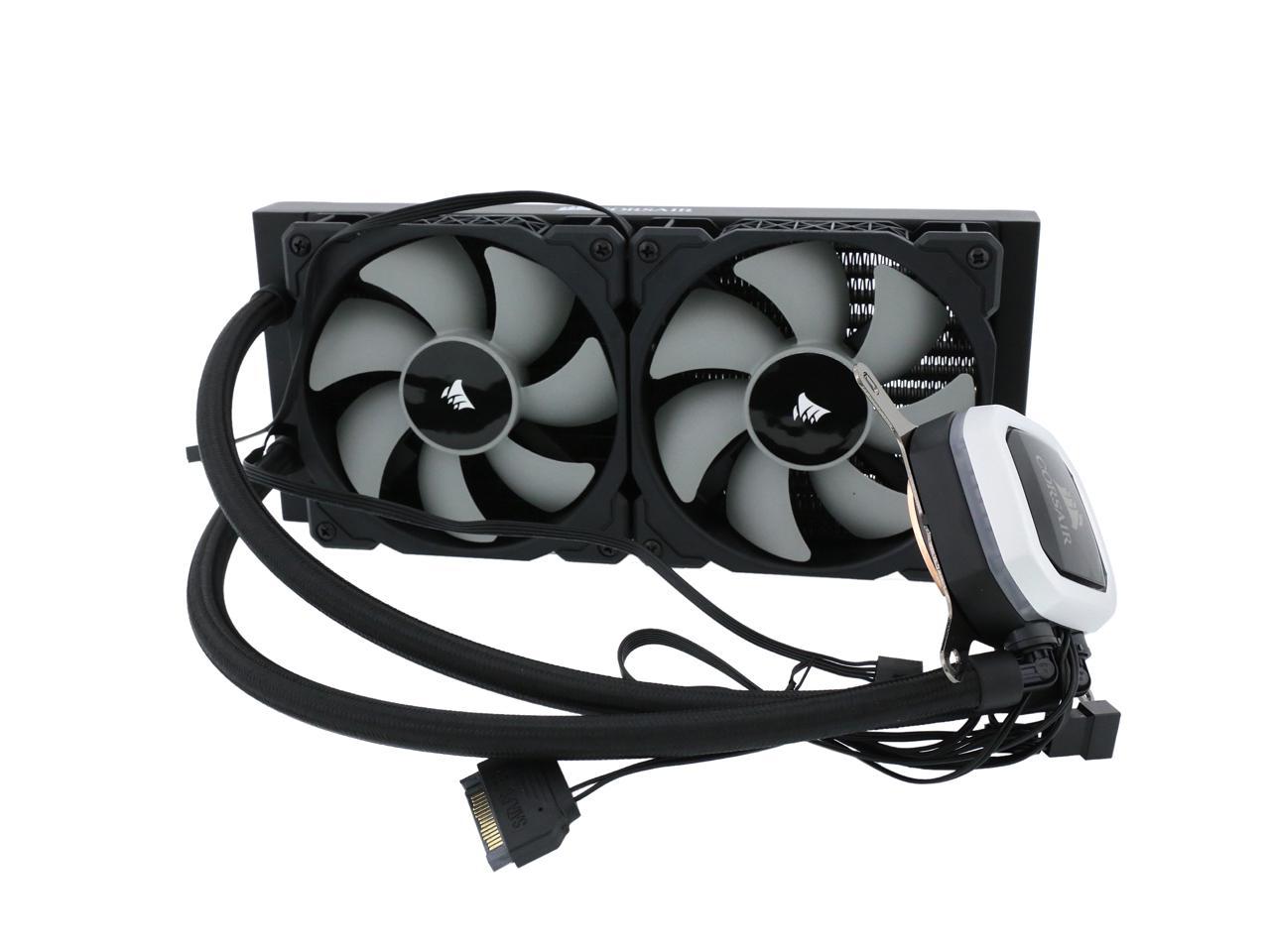 Corsair Hydro Series H100i 240mm Pro RGB Liquid CPU Cooler Newegg