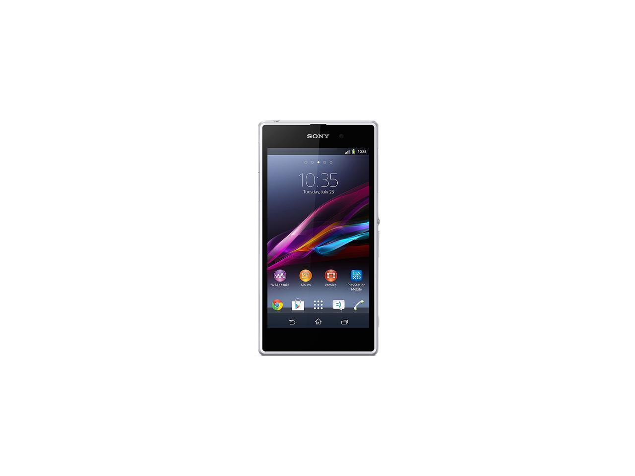 Sony Xperia Z Hspa C G Unlocked Cell Phone White Gb Gb