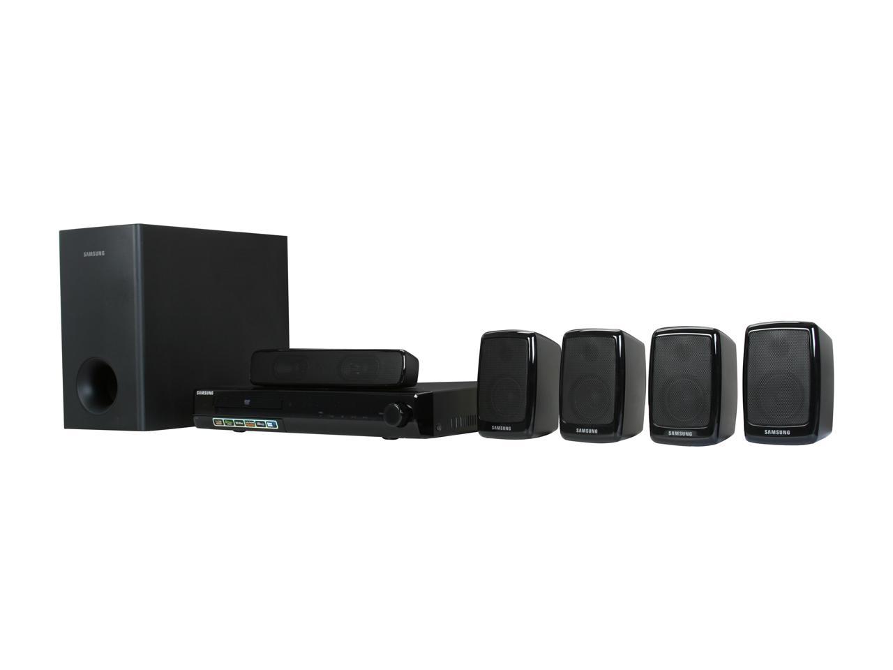 Samsung HT Z320T 5 1 Channel DVD Home Theater System Newegg