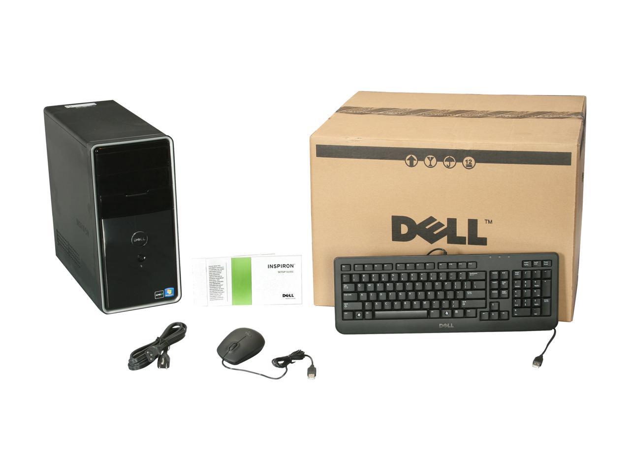 Refurbished DELL Desktop PC Inspiron 570 AMD Athlon II X3 450 4GB