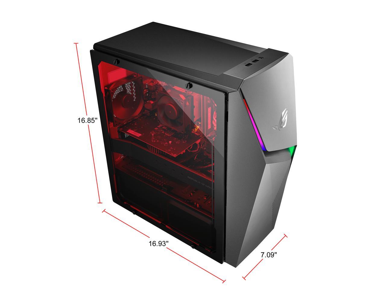 Rog Strix Gl Dh Gaming Desktop Pc Amd Ryzen G Geforce Gtx