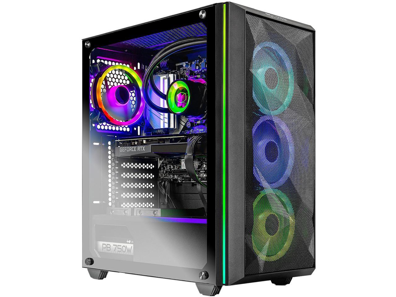 Skytech Chronos Gaming PC Desktop AMD Ryzen 7 3700X 8 Core 3 60GHz