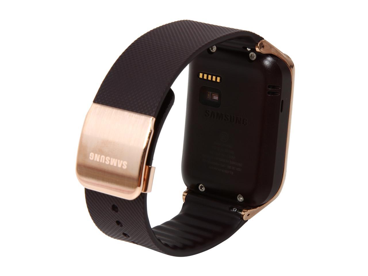 Samsung Galaxy Gear 2 Wearable Electronic Gold Brown Newegg