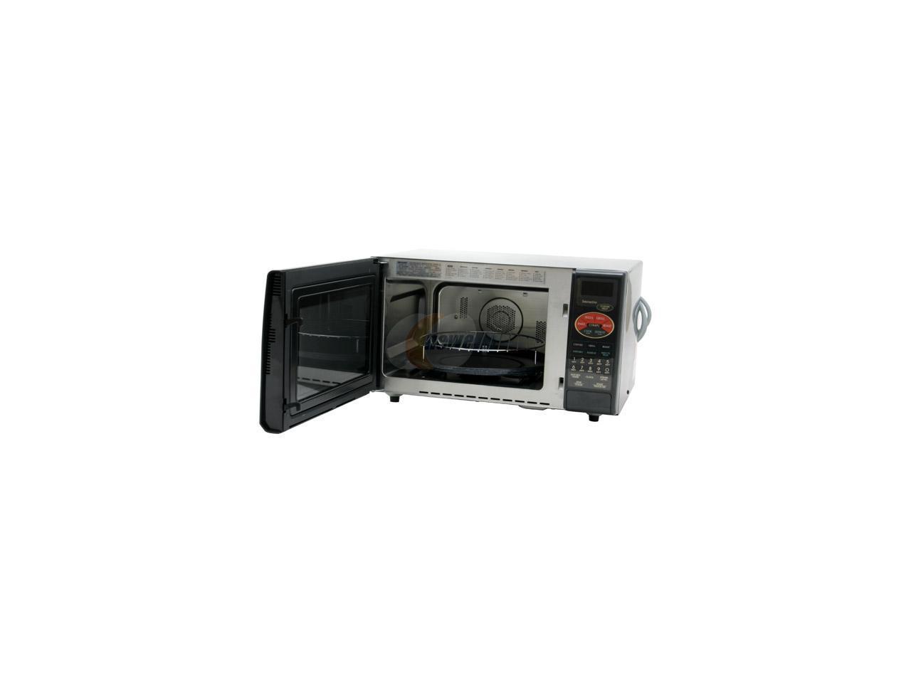 Open Box Sharp Convection Microwave Oven R Bk Newegg