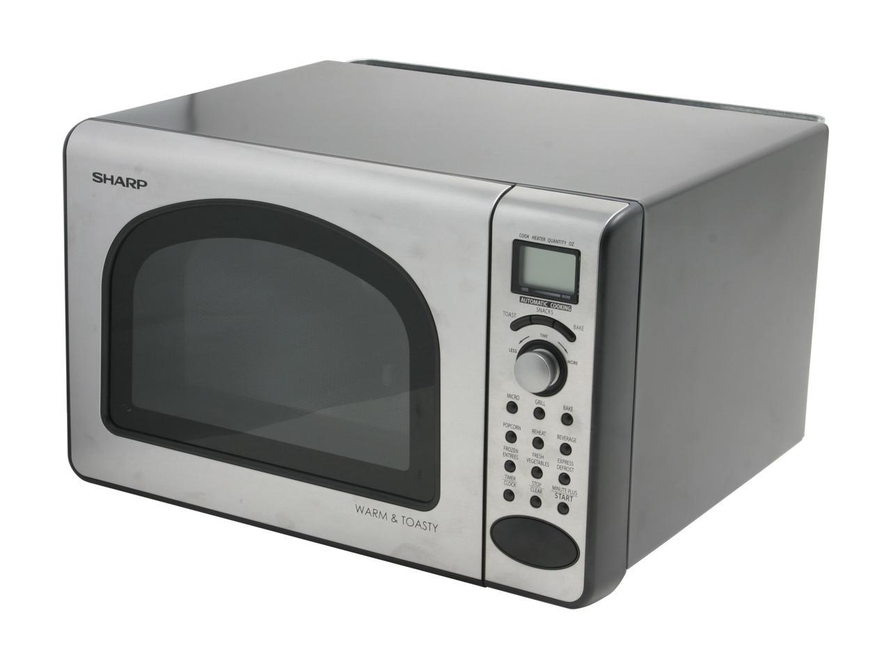 Open Box Sharp Cu Ft Microwave Oven R Ts Newegg Ca