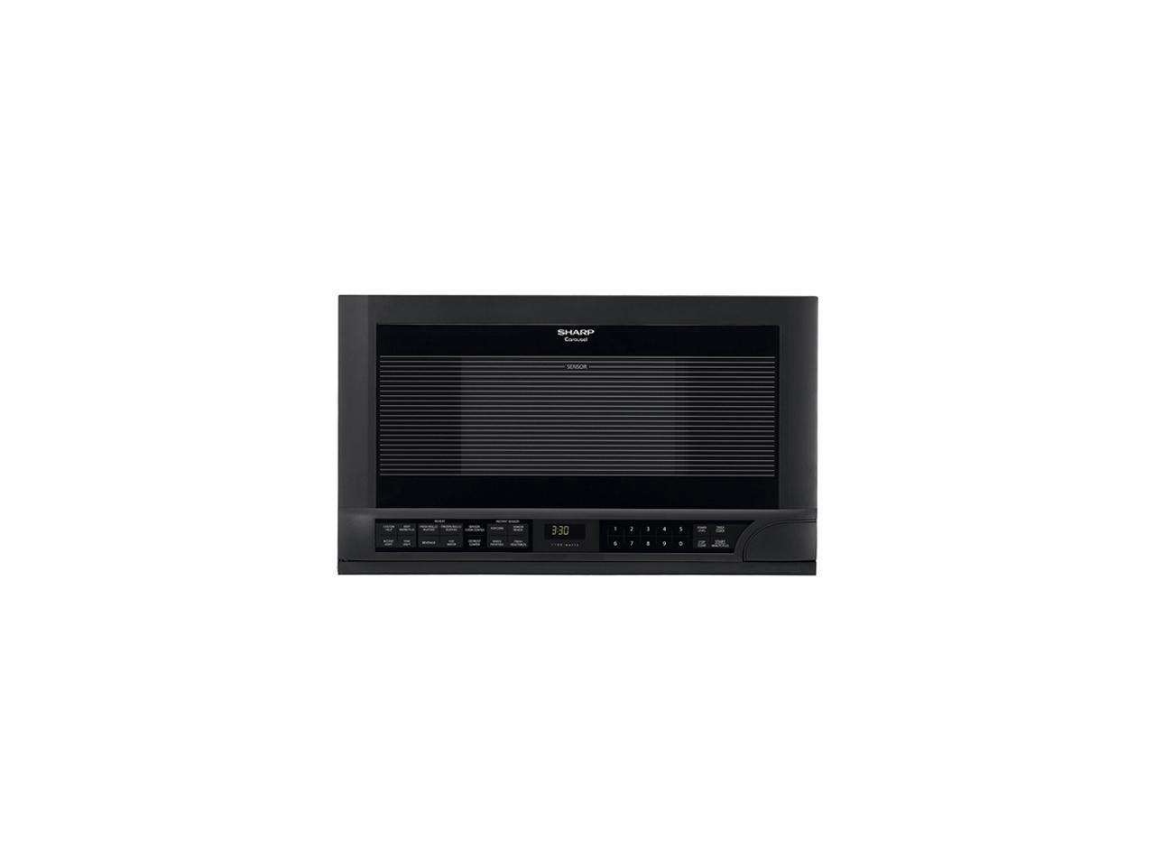 Sharp 1 5 Cubic Feet 1100 Watt Over The Counter Microwave R 1210