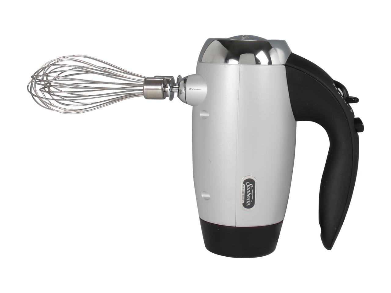 Sunbeam 2551 Heritage Series 6 Speed 250 Watt Hand Mixer Silver