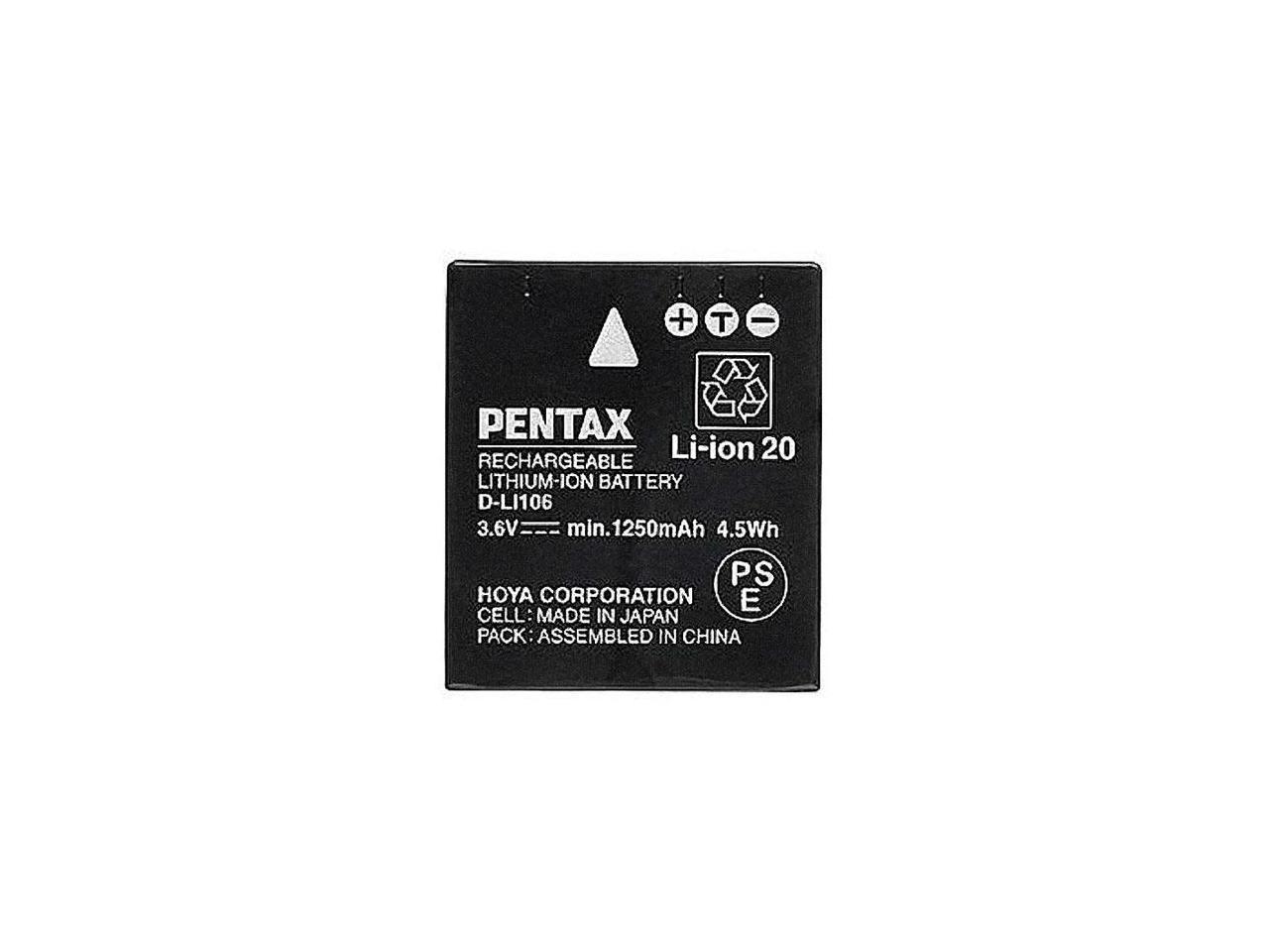 Pentax D Li Rechargeable Battery Newegg