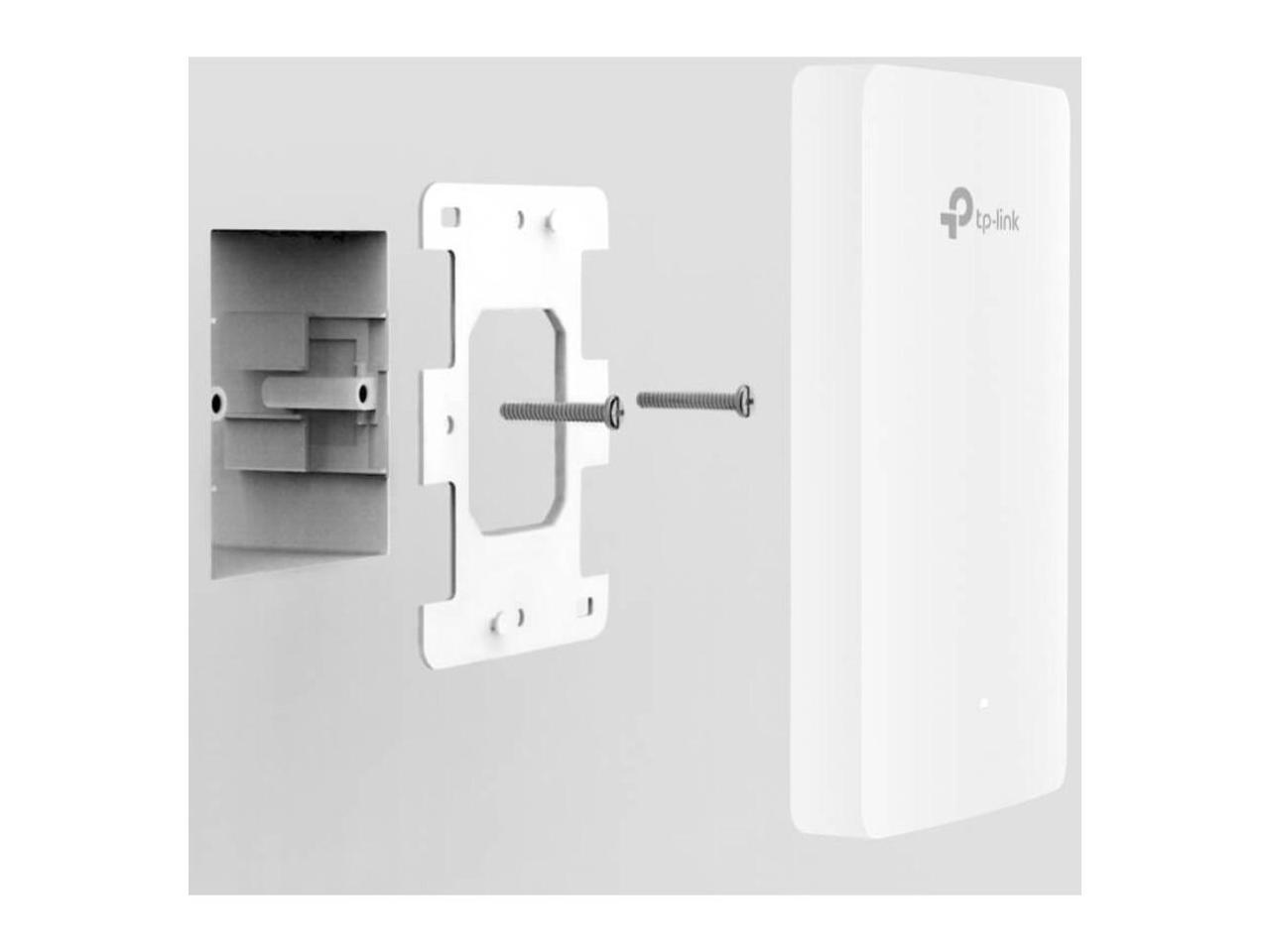 TP Link Omada EAP615 Wall Dual Band 802 11ax 1 76 Gbit S Wireless