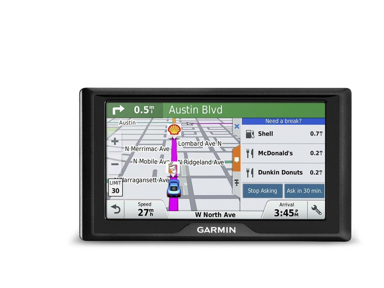 Garmin Drive 50 USA GPS Navigator System With Lifetime Maps 5 Display