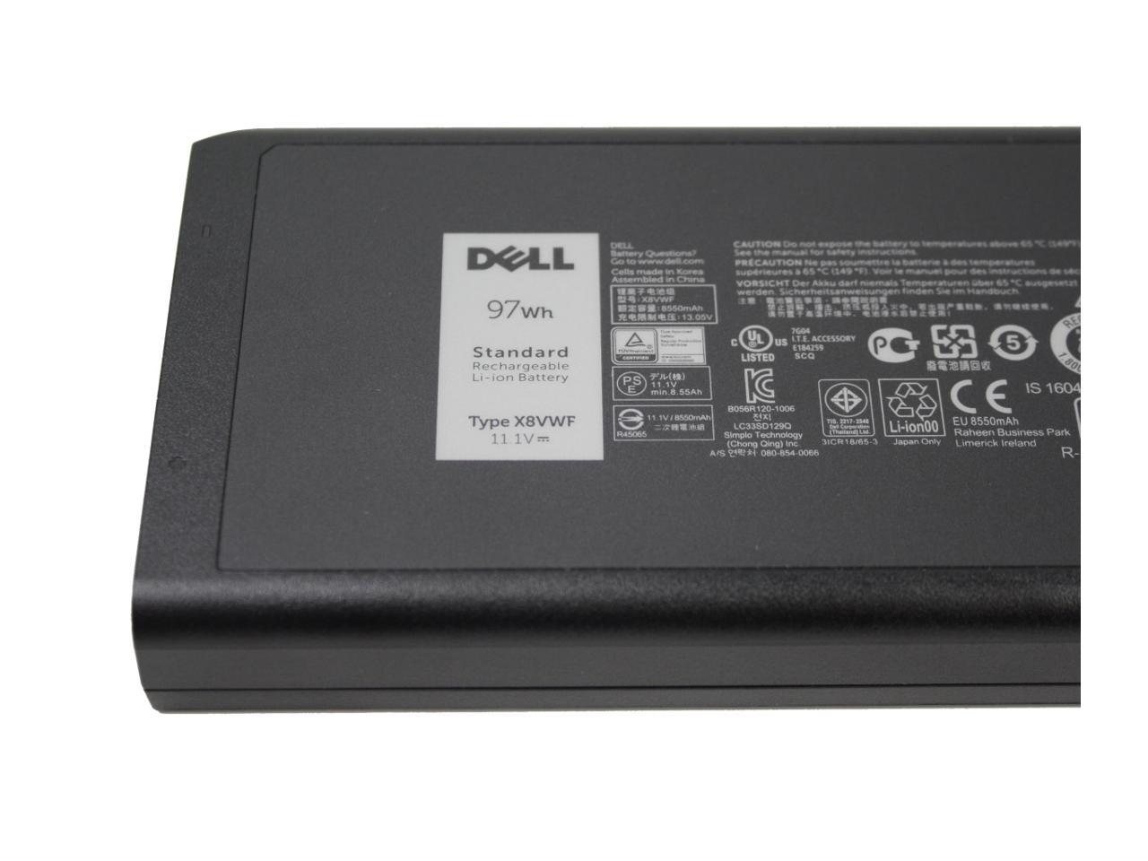 DELL GENUINE BATTERY 9 CELL 97WHR LATITUDE 14 RUGGED EXTREME 5404 5414