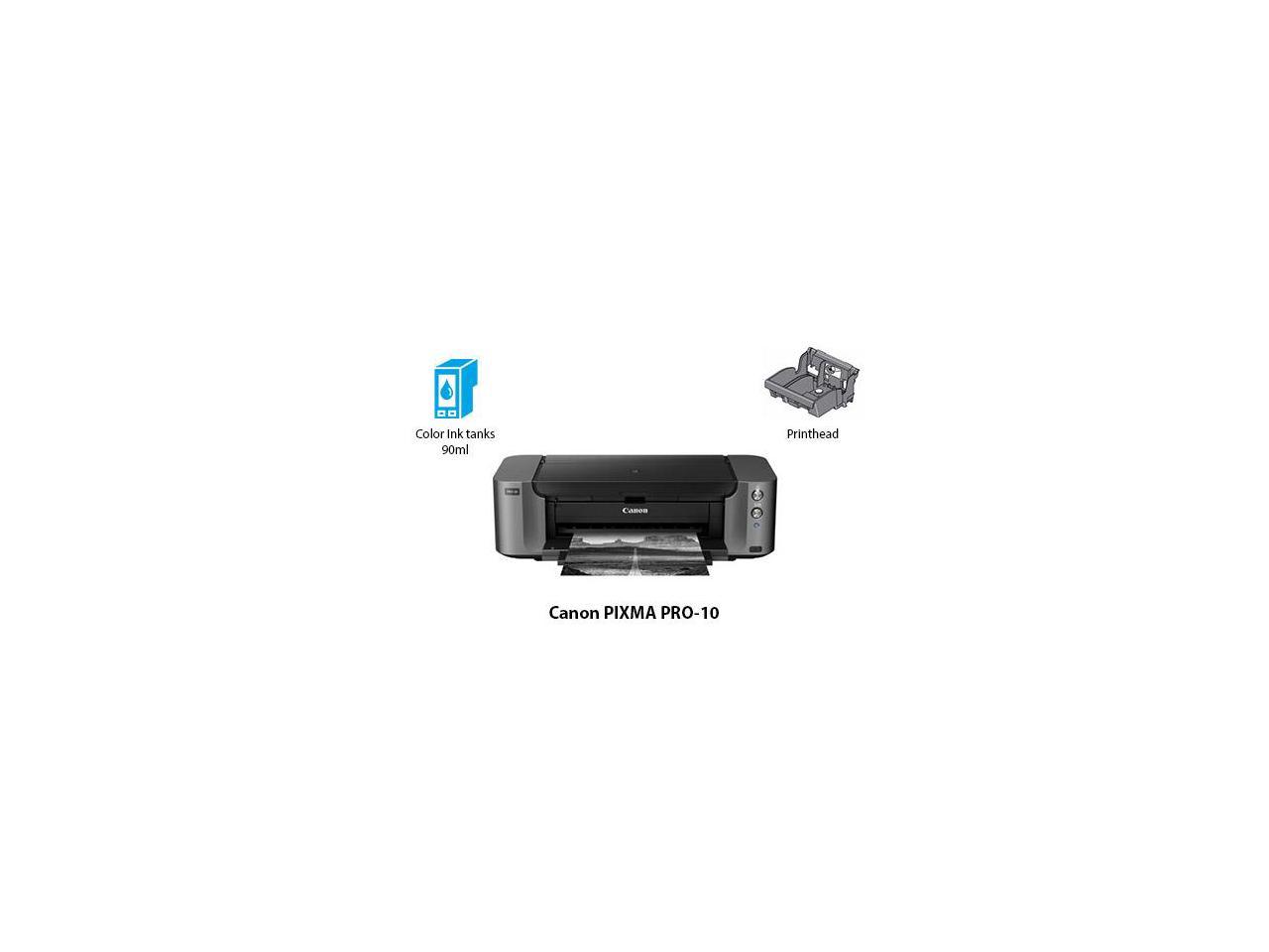 Canon Pixma Pro Ethernet Rj Usb Wi Fi Inkjet Photo Color