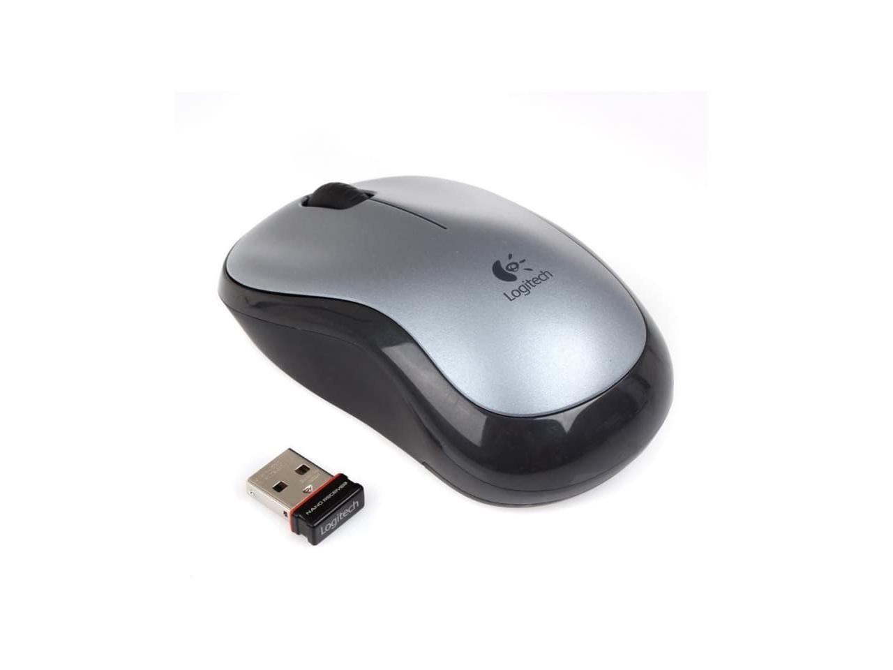 Logitech M Swift Gray Buttons X Wheel Usb Rf Wireless Mouse