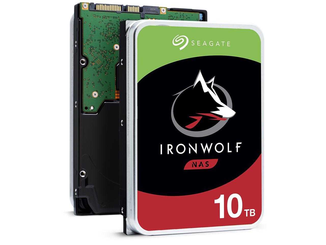 Seagate IronWolf ST10000VN0008 10TB 7200 RPM 256MB Cache SATA 6 0Gb S 3