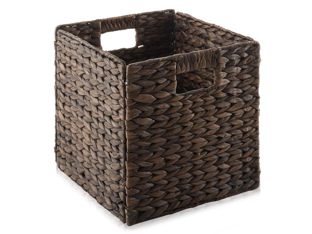 Casafield X Water Hyacinth Storage Baskets Espresso Set