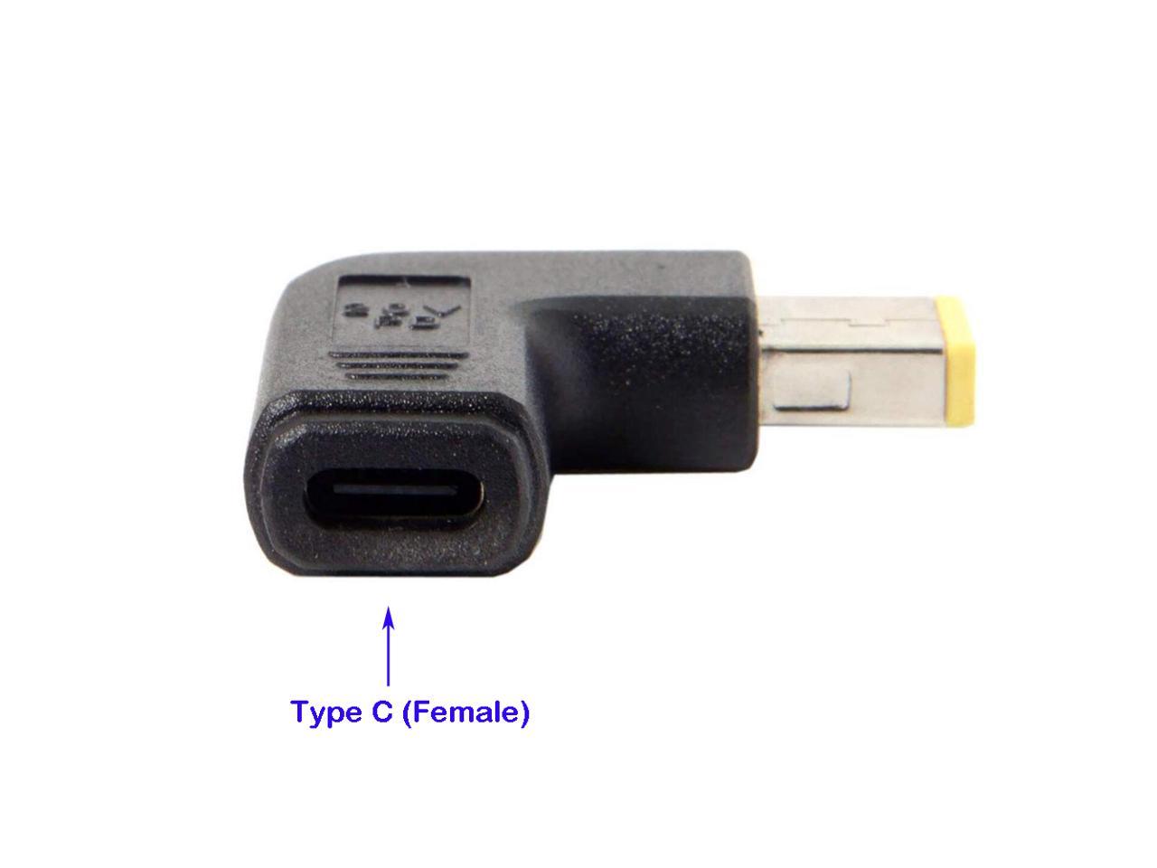 Laptop Adapter Connector Tip Converter Usb C Type C Female To Lenovo