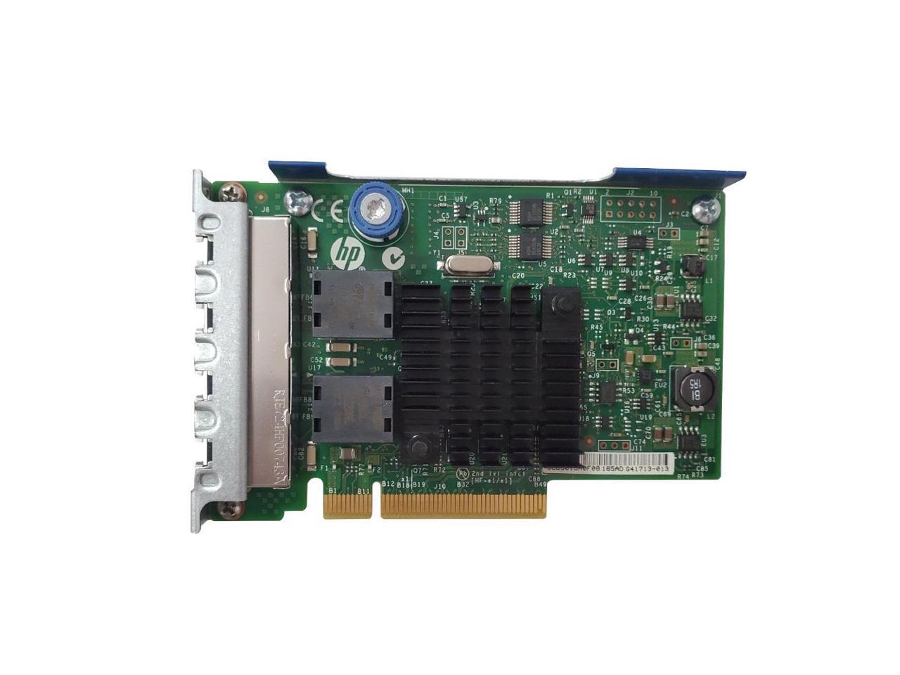 Placa De Rede Flr Quad Port Gigabit Adaptador Para Hp