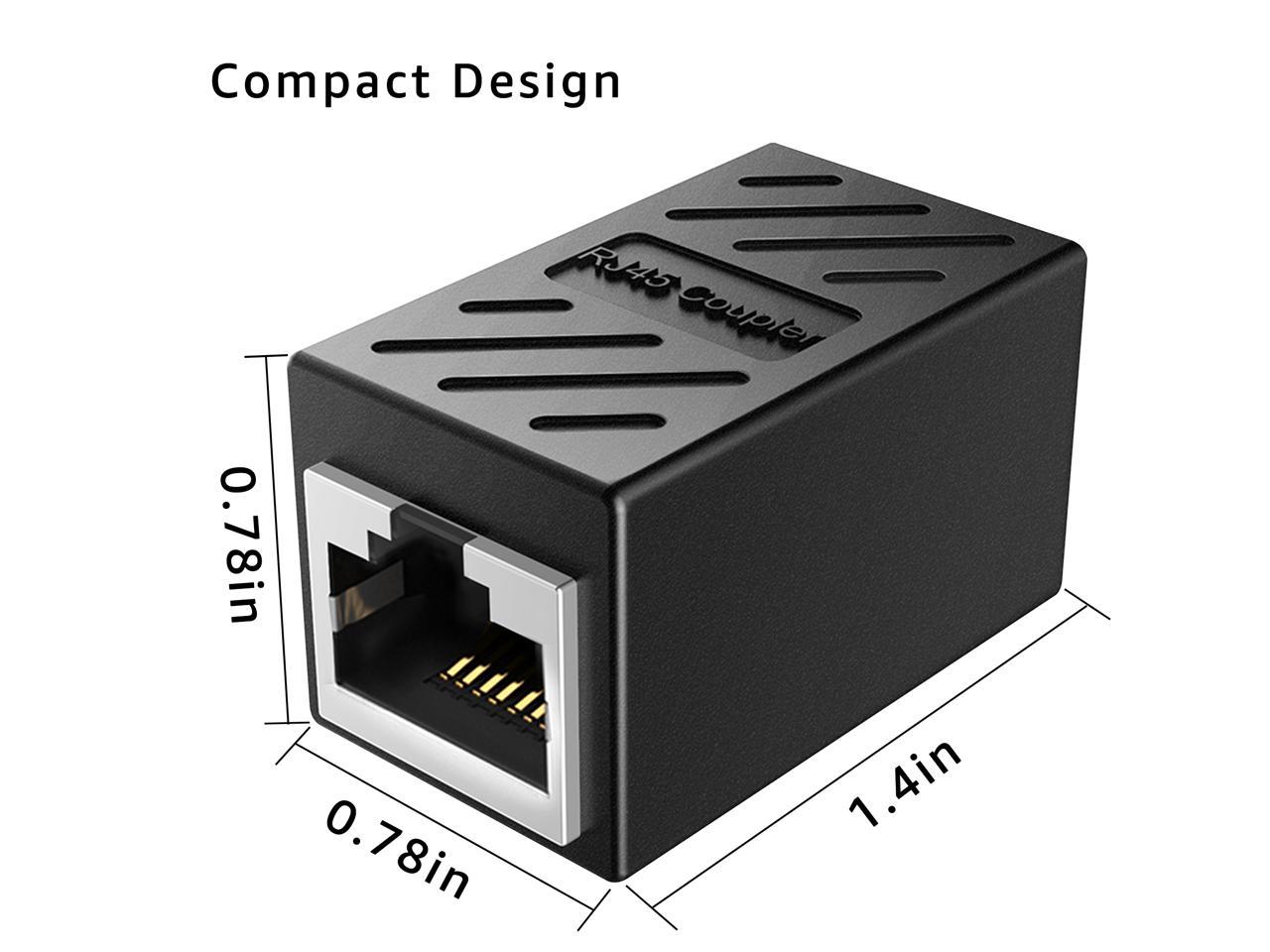 Rj Coupler In Line Coupler Cat Cat Cat Cat E Ethernet Cable