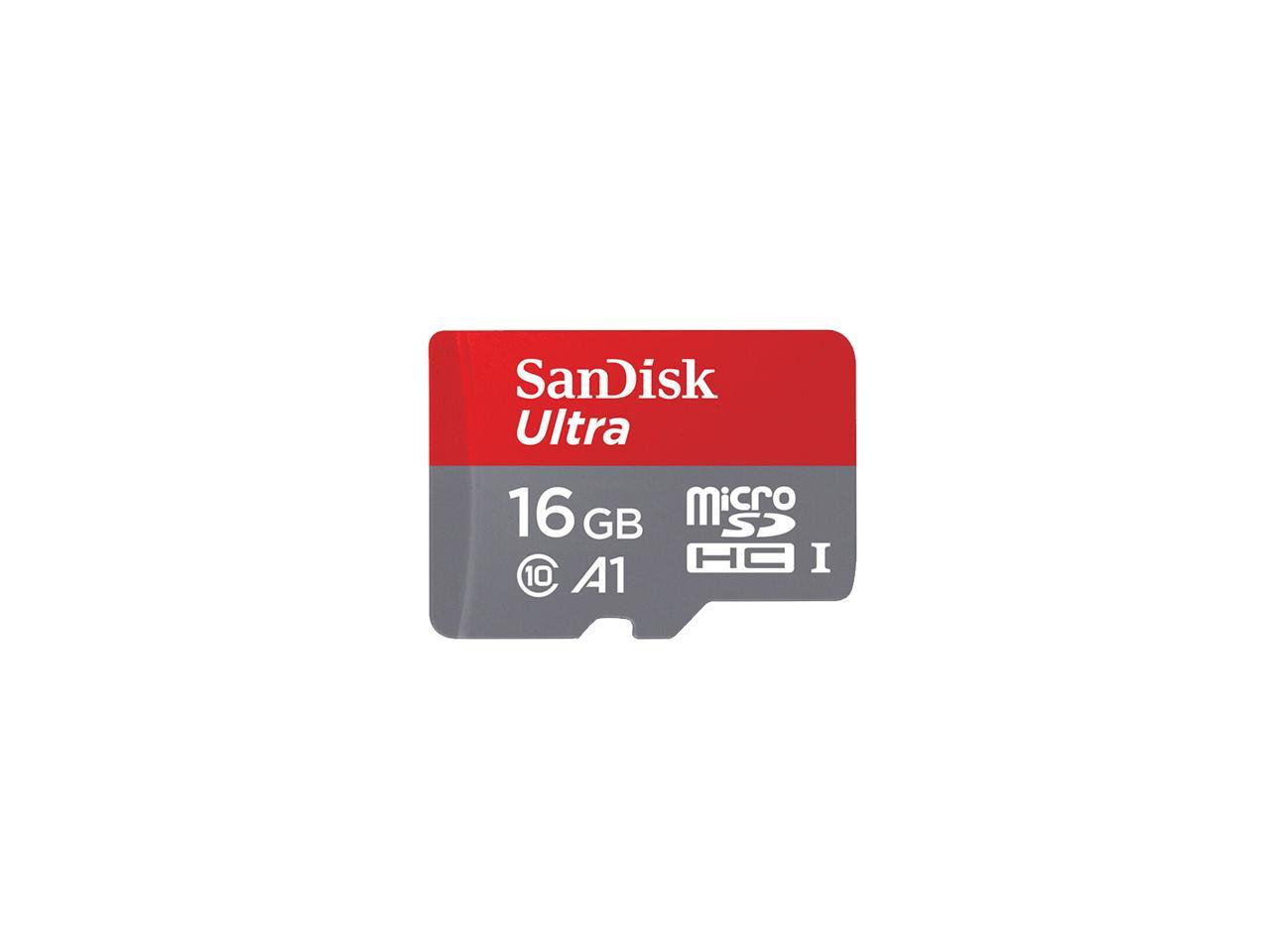 SanDisk 16GB MicroSDHC Class 10 SDSQUAR 016G GN6MN Memory Card Retail