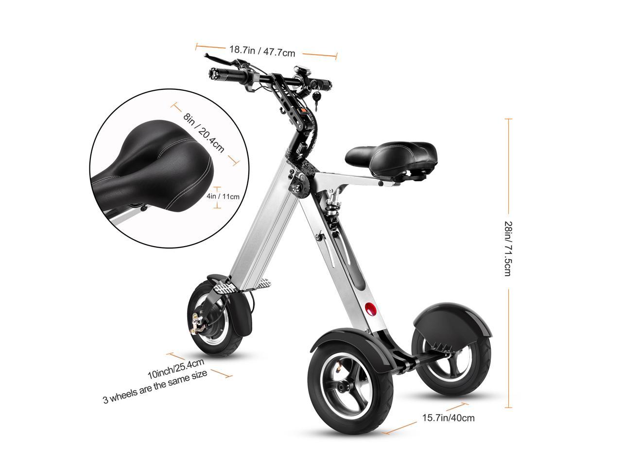 Topmate Es Electric Scooter Mini Tricycle For Adult Folding Electric