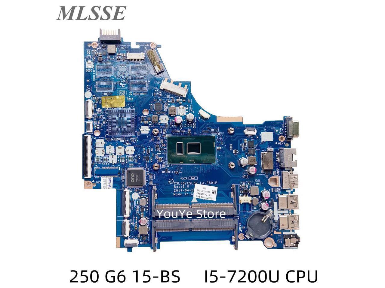 For HP 250 G6 15 BS Laptop Motherboard With SR352 I5 7200u 926247 601