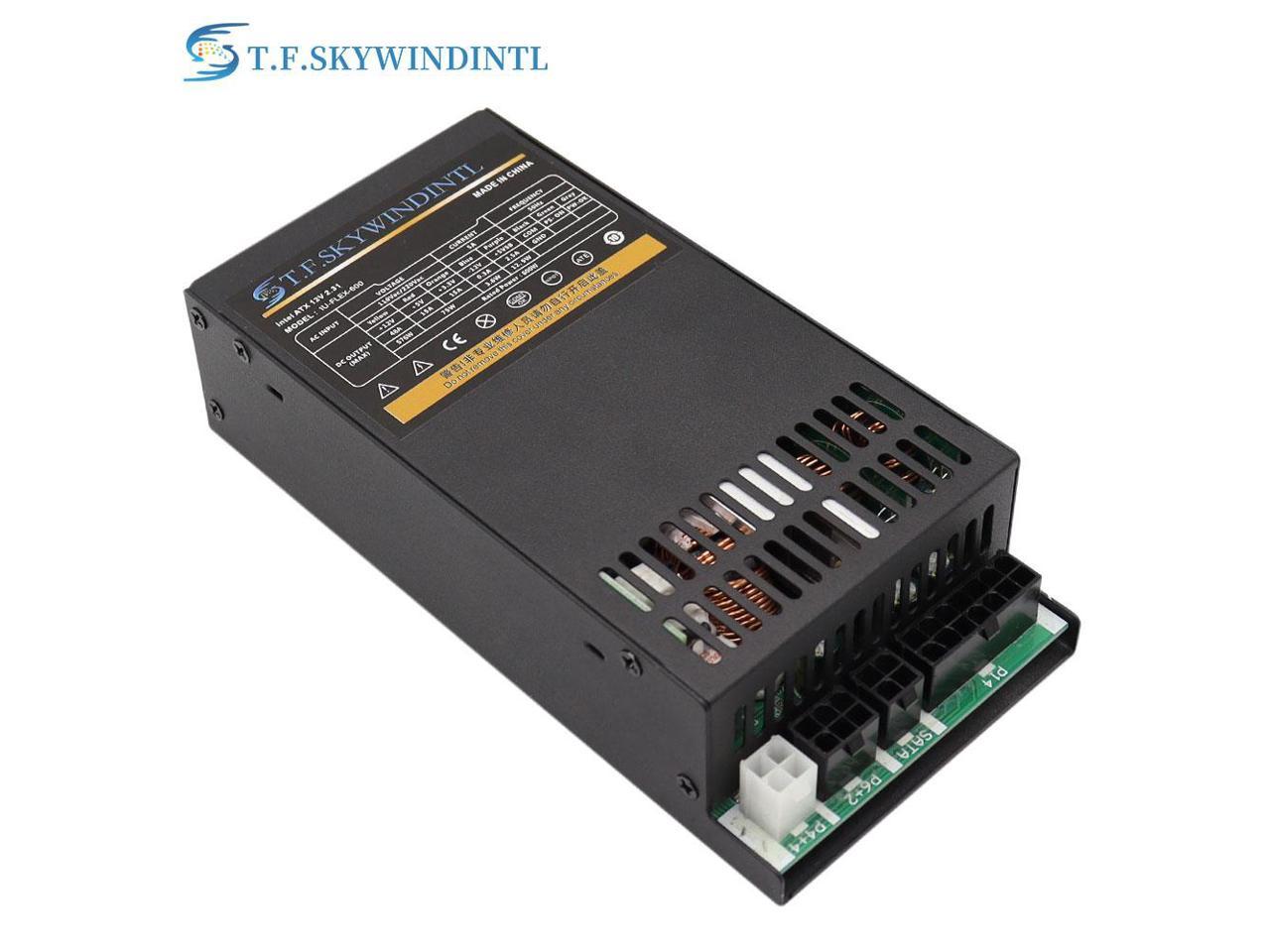 T F SKYWINDINTL 600W Moduler Flex 1U 90V 264V ATX Mini Switching Pc