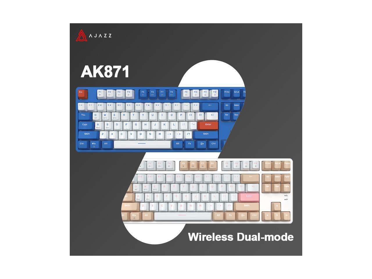 Ajazz Ak Wireless G Gaming Mechanical Keyboard Dual Mode Key