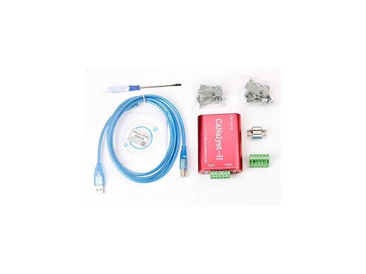 CANalyst II USB To CAN Analyzer CAN Bus Converter Adapter Support