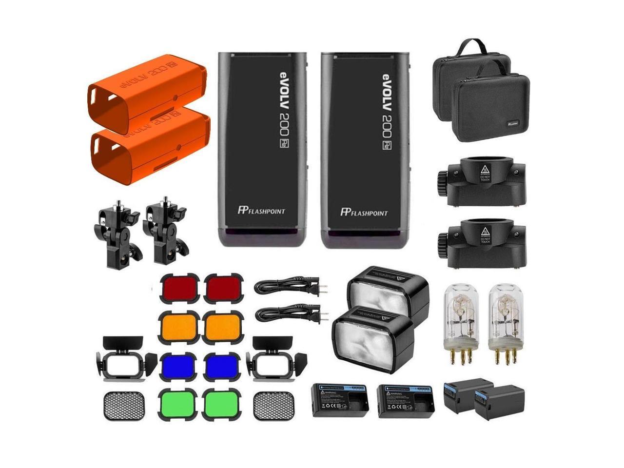 Flashpoint Evolv Ttl Pocket Flash Dual Head Kit X Godox Ad