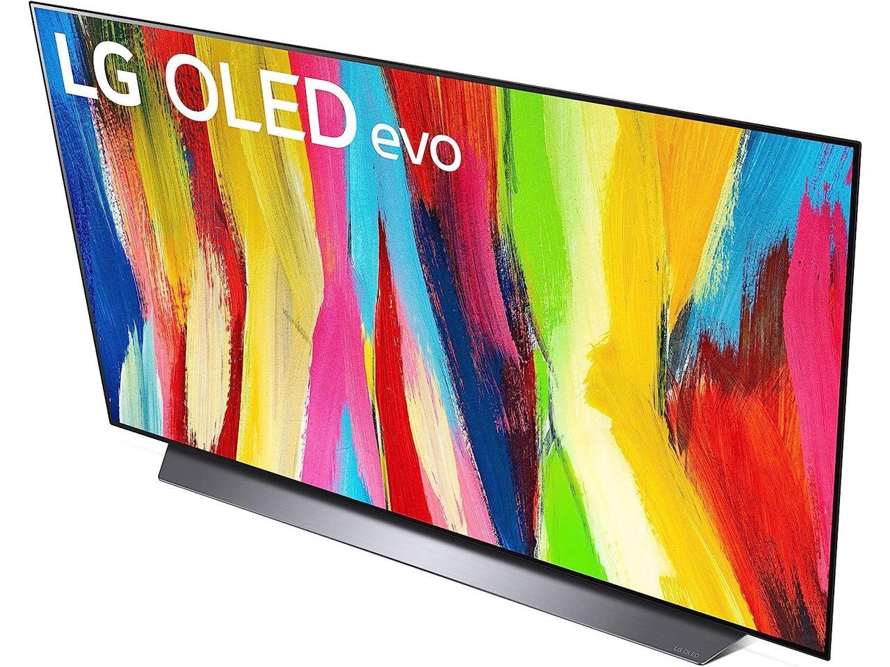 Refurbished LG 48 Inch Class C2 AUA OLED Evo 4K UHD Smart WebOS 22